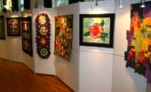 Ausstellung mit F�cherquiltern